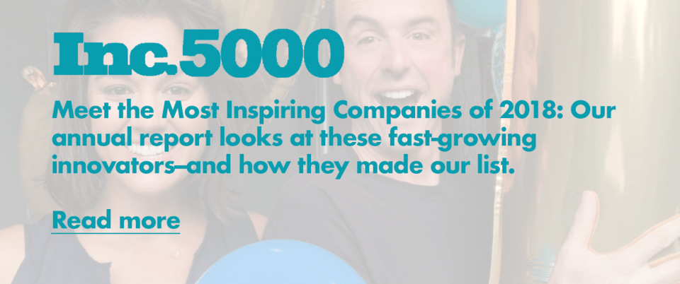 Inc.5000 Press Quote